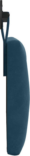 vidaXL Fabric Blue Bed Headboard Pillow 110x55cm