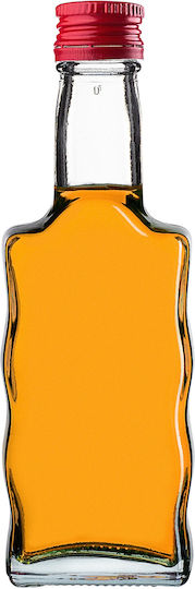 Glass 200ml Liqueur Bottle Red Cap 1 Pc