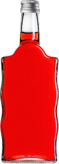 Glass 500ml Liqueur Bottle Silver Cap 1 Pc