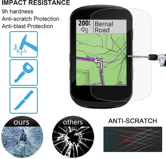 Garmin Edge 530 0.26mm 2.5d 9h Tempered Glass Film Screen Protector