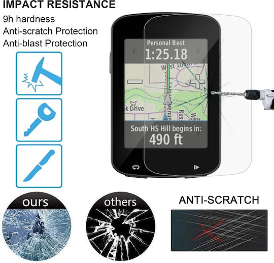 Garmin Edge 820 0.26mm 2.5d 9h Tempered Glass Film Screen Protector