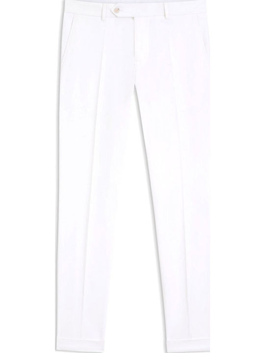 Genius Παντελόνι σε Slim Εφαρμογή White