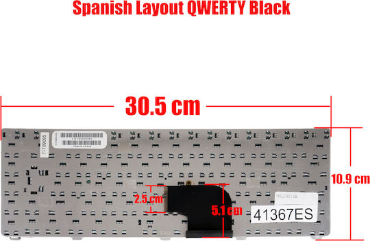 Teclado Español Para Portátil Spanish Laptop Keyboard Sony Vaio Vgn-c Vgn-c21ch Vgn-c22ch Vgn-c12ch Vgn-c11ch 1-479-963-11 147996311 147996411 147996353 6nr08017 Es Black Κωδ.41367es