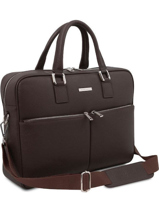 Tuscany Leather Laptop Case 15" In Brown Colour TL142546