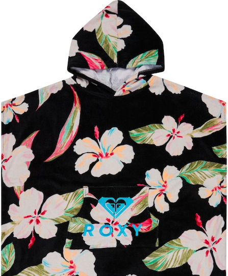 Roxy Stay Magical Printed W Poncho Towel Anthr Sunny Flrl Swim