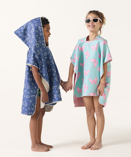 Kentia Float Kid's Beach Poncho Turquoise 60 x 60cm