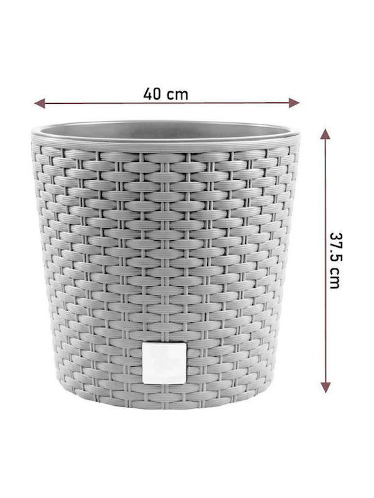 Prosperplast Flower Vaze Pentru Plante Din Plastic Alb 2 Buc Prosperplast Flower Vaze Pentru Plante Din Plastic Alb 2 Buc