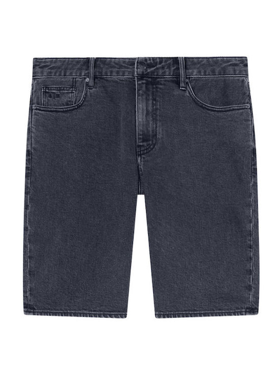 Men's Gray Denim Shorts