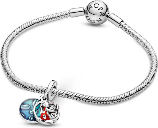 Pandora Κρεμαστό Charm 799383c01 Disney Lilo & Stitch Family