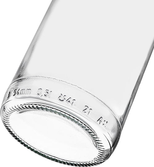 Glass Bottle 500ml Black Cap 10 Pcs