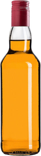 Glass Bottle 500ml Long Red Cap 10 Pcs