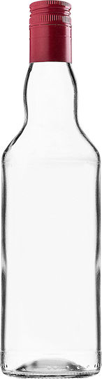 Glass Bottle 500ml Long Red Cap 10 Pcs