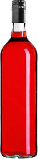 Kadax Glasflasche 1000ml Lange Schwarze Kappe 10 Stück