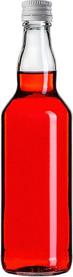 Glasflasche 500ml Weißer Deckel 1 Stück
