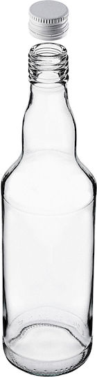 Glasflasche 500ml Weißer Deckel 1 Stück