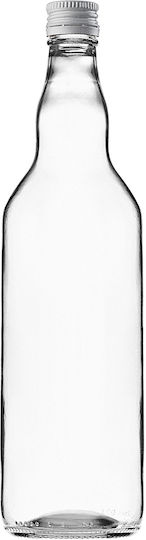 Glass Bottle 700ml White Cap 1 Pc