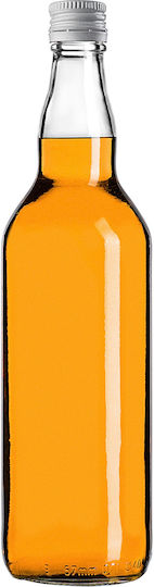Glass Bottle 700ml White Cap 1 Pc