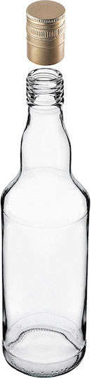 Glass Bottle 500ml Long Golden Cap 1 Pc