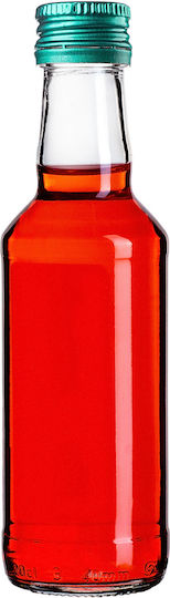 Glass Bottle 200ml Green Cap 1 Pc