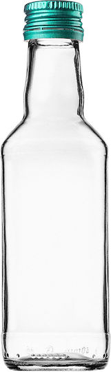 Glass Bottle 200ml Green Cap 1 Pc
