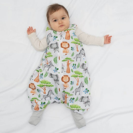 Kidizi Sac de Dormit de Vară cu Picioare 0.5 tog Verde