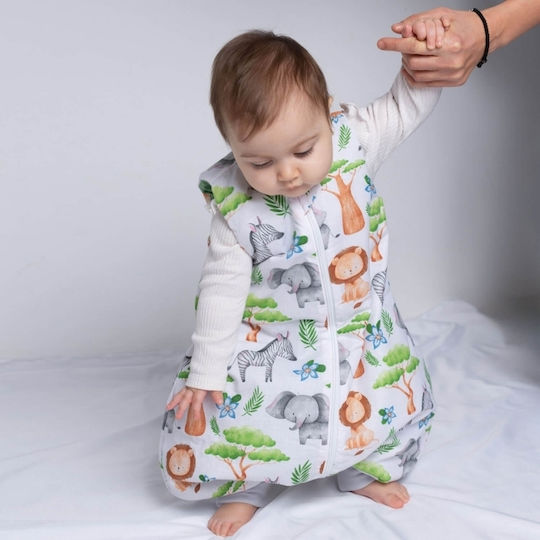 Kidizi Sac de Dormit de Vară cu Picioare 0.5 tog Verde