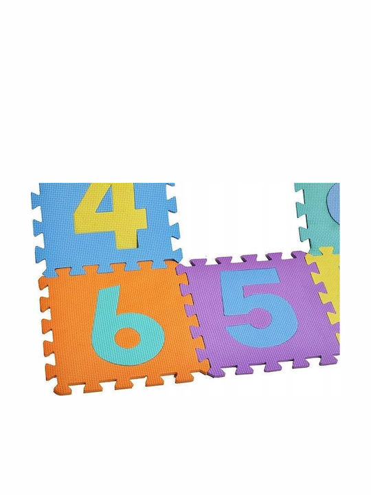 MalPlay Puzzle De Podea Educativ Pentru Copii Cu Numere 10 Piese