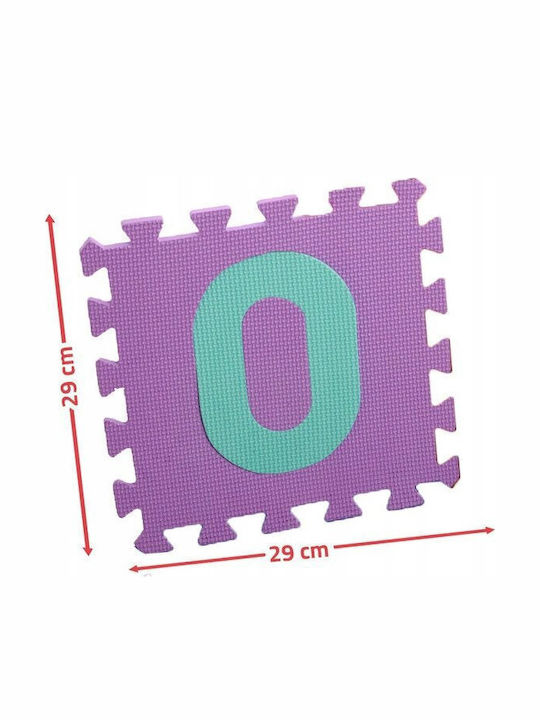 MalPlay Puzzle De Podea Educativ Pentru Copii Cu Numere 10 Piese