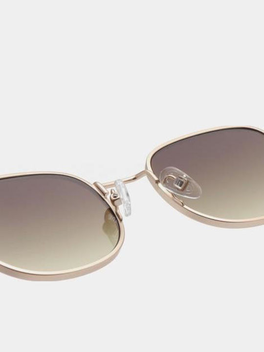 A.Kjaerbede Unisex Sunglasses With Gold Metallic Frame KL2505-008