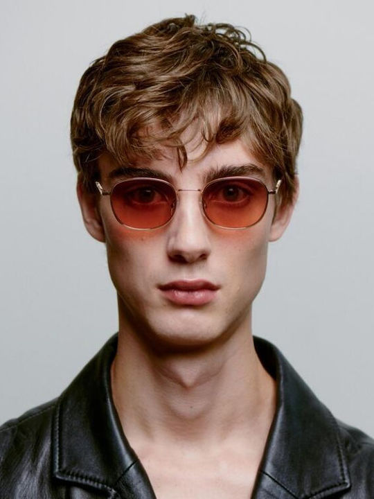 A.Kjaerbede Unisex Sunglasses With Pink Frame And Pink Lens KL2505-007