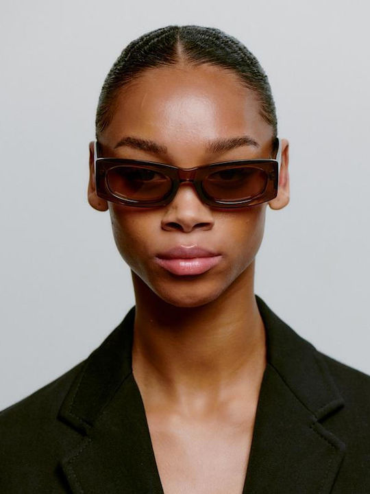 A.Kjaerbede Unisex Sunglasses With Brown Frame KL2502-006