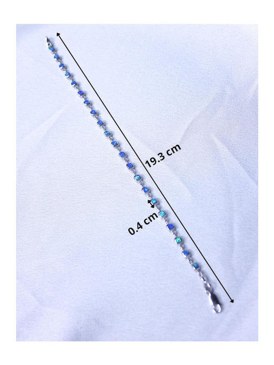 Γυναικείο Βραχιόλι από Ασήμι 19.3cm