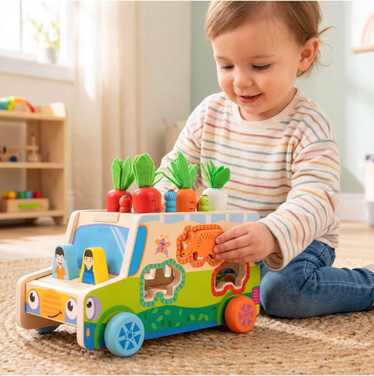 MalPlay Wooden Vehicle for 36+ Months