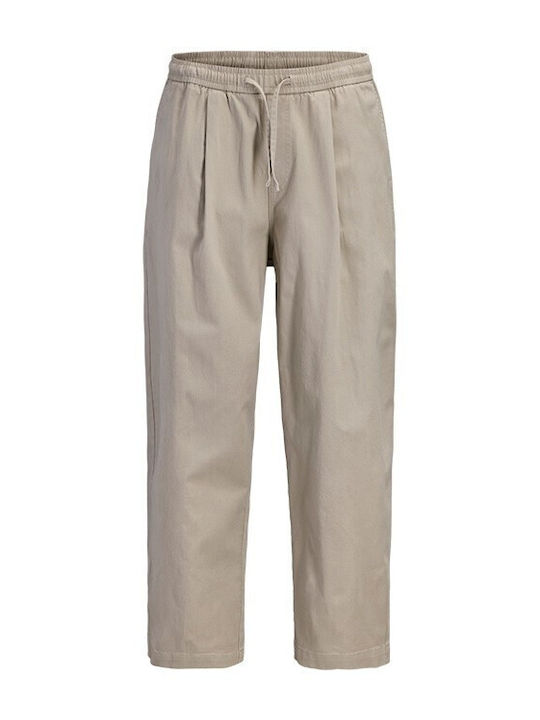 Sweatpants with Elastic Beige