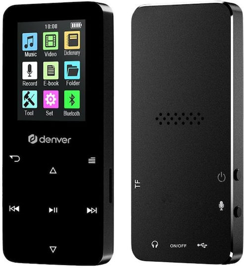 Denver MP4 Player (8GB) με Οθόνη TFT / LCD 1.8" Μαύρο S0470091