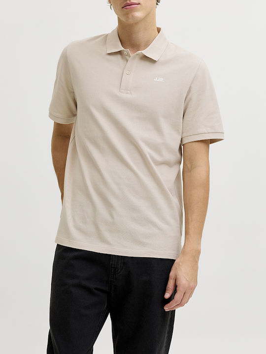 JJ Rebel Polo Herrenbluse Moonbeam Beige