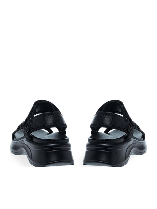 Damen Flatforms Schwarze