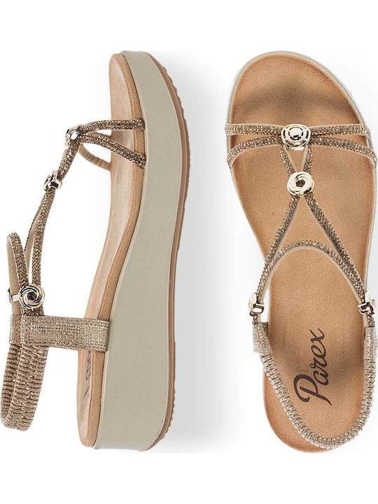 Women's Gold Summer Platforms