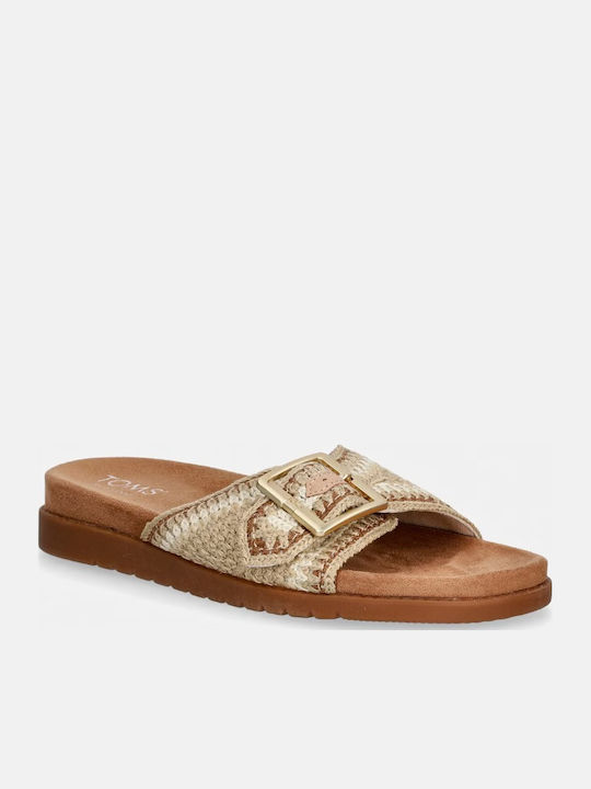 Women's Flat Sandals Beige