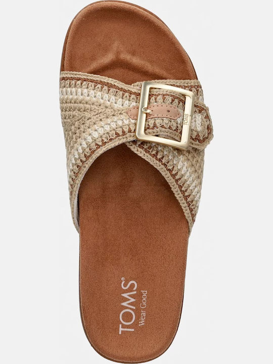 Women's Flat Sandals Beige