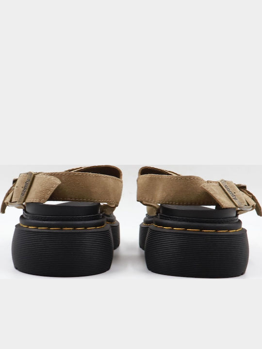 Γυναικεία Σανδάλια Flatforms Μπεζ