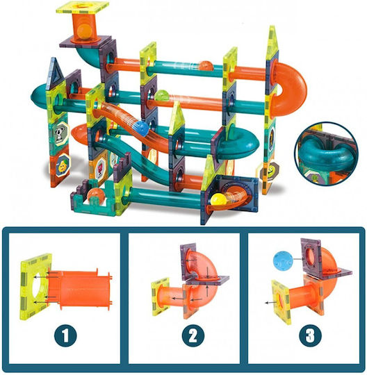 MalPlay Jucărie Magnetică de Construcție pentru Copii de 3+ Ani