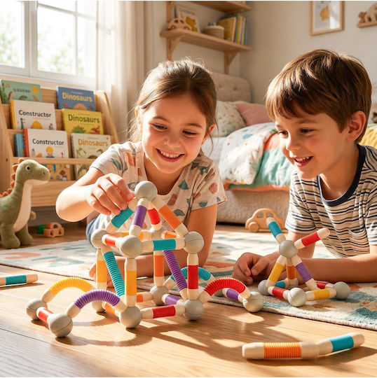 MalPlay Magnetisches Spielzeug Bau- und Konstruktionsspielzeug Für Kinder Ab 3 Jahren
