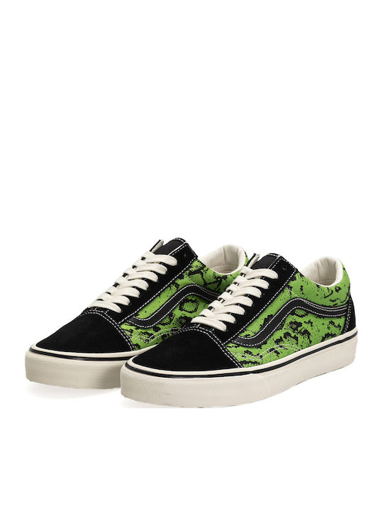Vans Old Skool Мъжки Сникърси Черни / Лайм