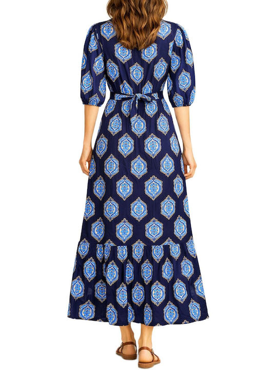 C'est Beau La Vie Damenkleid Ganztägig Blau