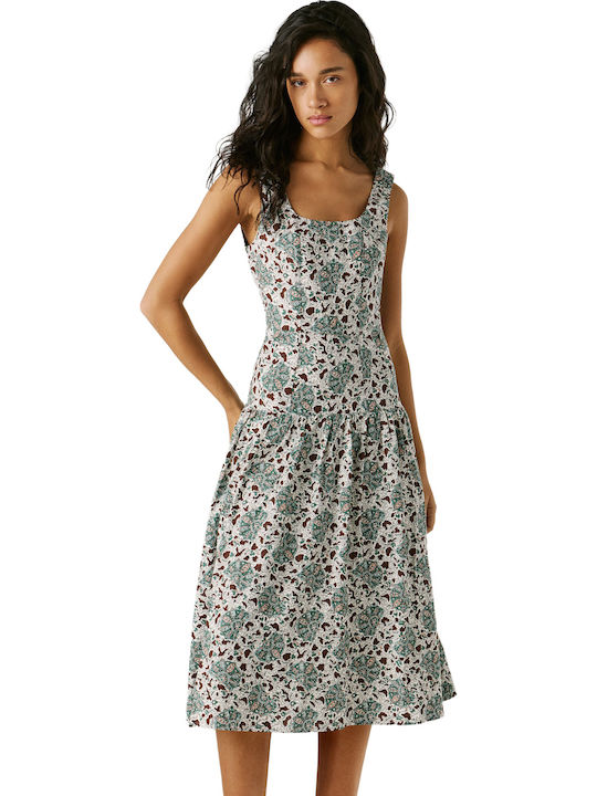 Summer Midi Dress Hydro Green