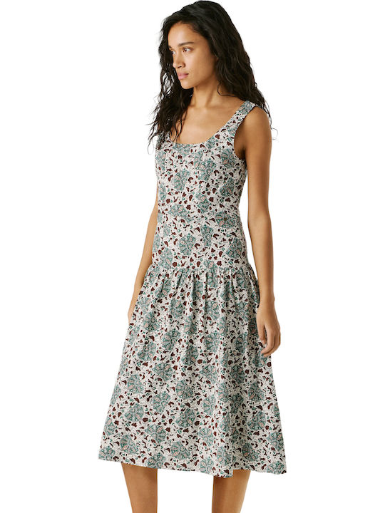 Summer Midi Dress Hydro Green