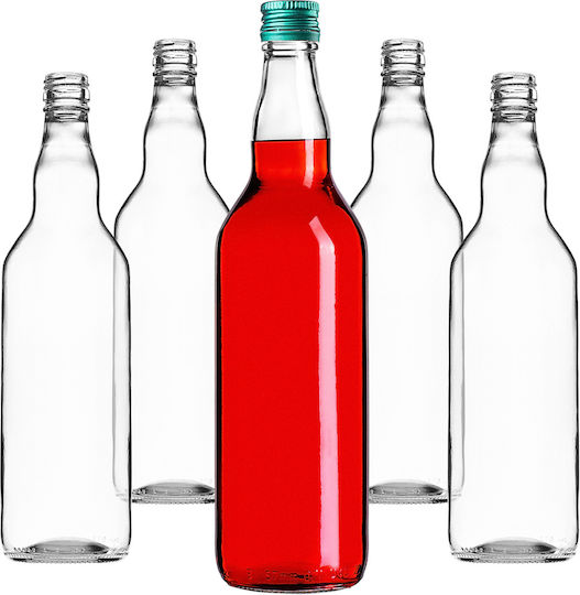 Glass Bottle 700ml Green Cap 1 Pc
