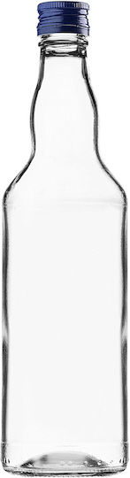 Glass Bottle 500ml Navy Blue Cap 1 Pc