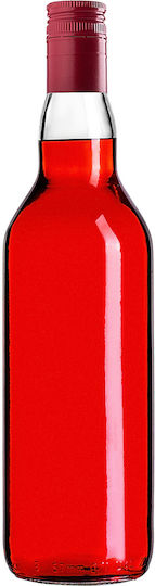 Glass Bottle 700ml Long Red Cap 10 Pcs